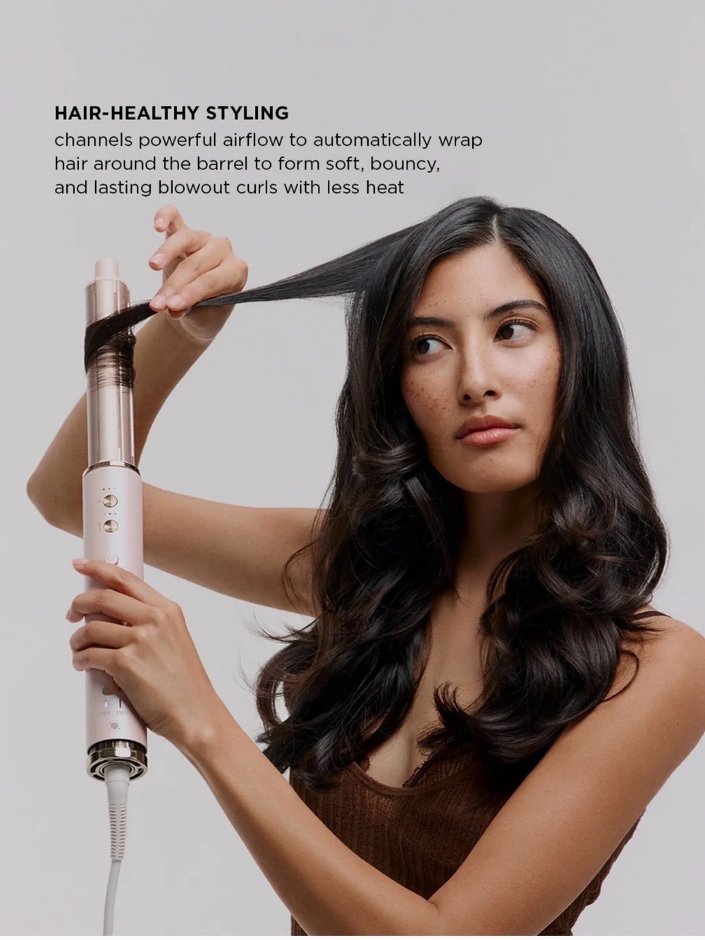 🆕T3 Aire 360 Dual Voltage Air Styler Blowout Kit in Satin Blush - Picture 4 of 12